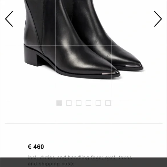 “ACNE STUDIO” “JENSON” Brown Leather Ankle Boots - Picture 15 of 16